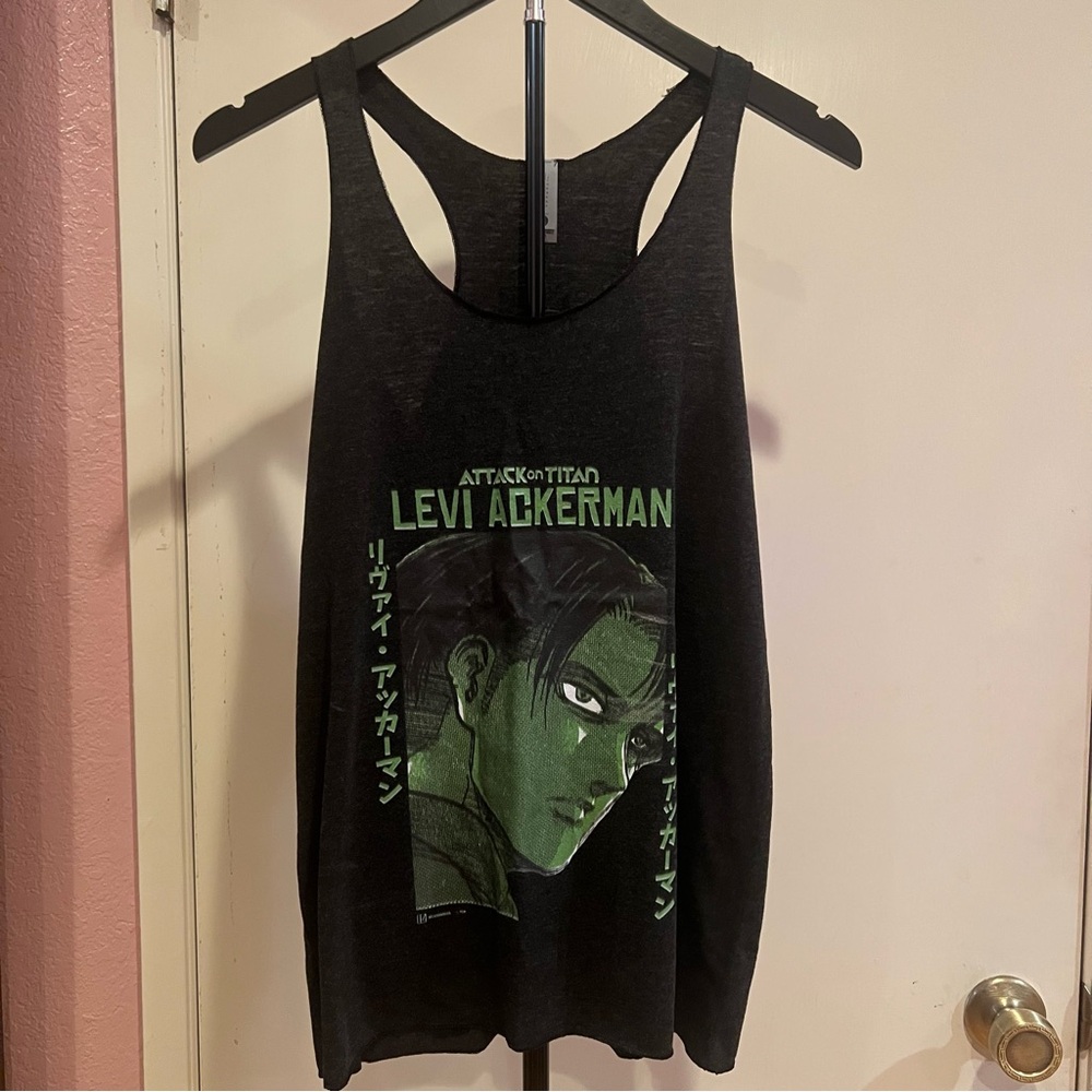 Attack on Titan- Levi Ackerman Dark Gray Top